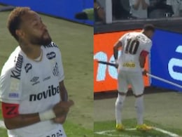 Watch: Neymar Scores Twice On Santos Return, Mocks Critics With Celebration
