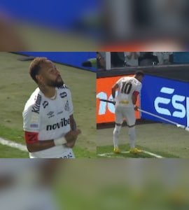 Watch: Neymar Scores Twice On Santos Return, Mocks Critics With Celebration