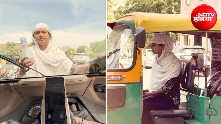 पति की मौत के बाद नहीं हारी हिम्मत, अब वही ऑटो चलाकर बच्चों का भविष्य संवार रही महिला, वीडियो वायरल