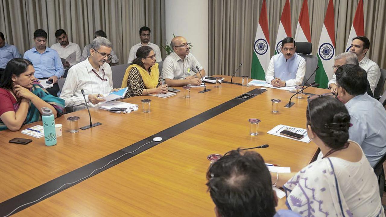 Pralhad Joshi Reviews Key Education Schemes, Holds First Ministry Review Meet