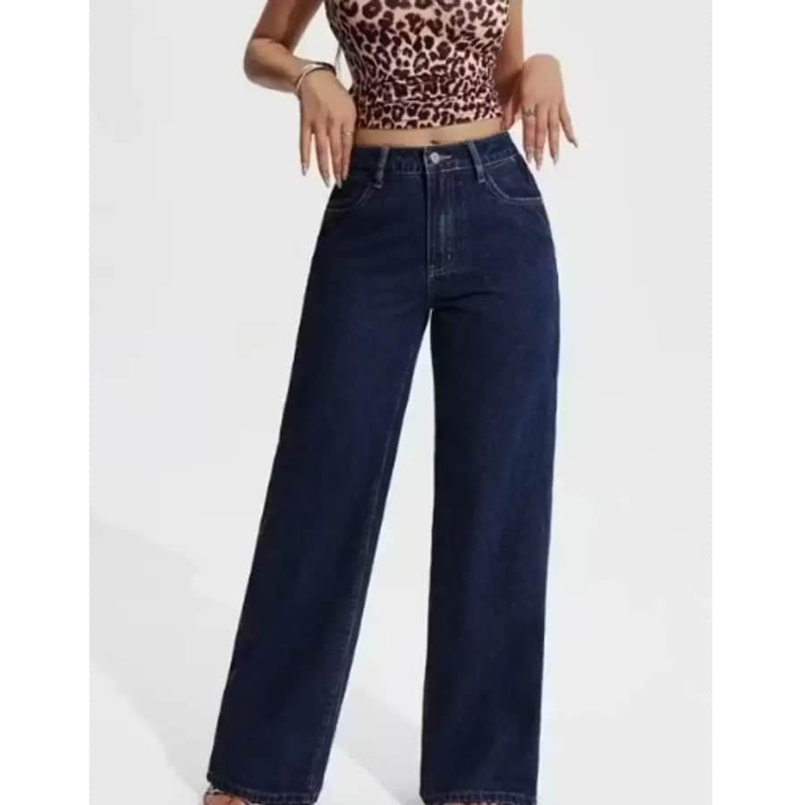 Click here to buy: Ktcreations Straight Fit Women Blue Jeans Click here to buy: Ktcreations Straight Fit Women Blue Jeans
