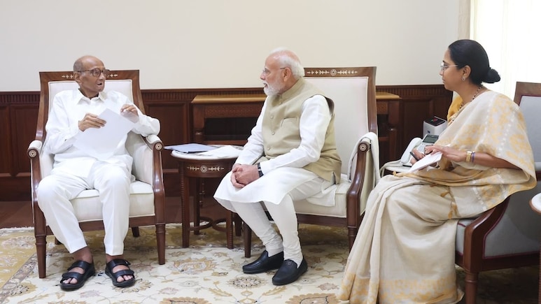 पीएम मोदी के साथ शरद पवार गुट के सांसदों की बैठक खत्म, आधे घंटे तक चली मीट&zwj;िंग में क&zwj;िन मुद्दों पर हुई चर्चा?
