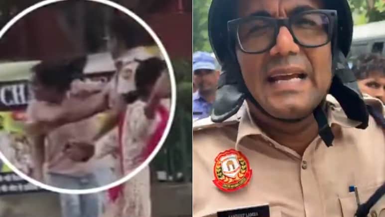 Delhi Cop Who Slapped Woman During CJP Protest Removed From Jantar Mantar