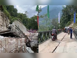 Washed-Away Bridge In Sikkim Restored In 5 Days By Border Roads Organisation