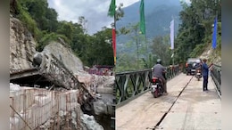 Washed-Away Bridge In Sikkim Restored In 5 Days By Border Roads Organisation