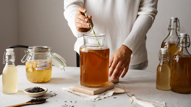 Kombucha should have benefits as well as side-effects for the gut