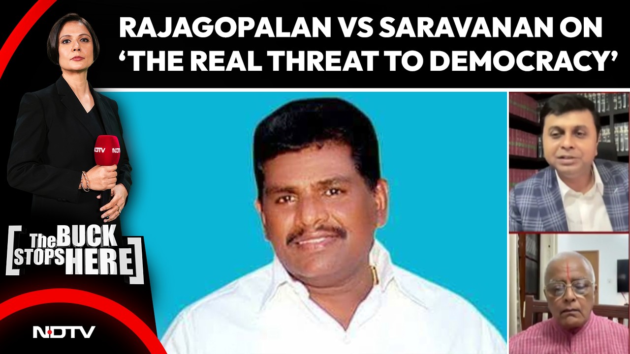 'Who Is the Real Threat to Democracy?' Rajagopalan and DMK's Saravanan Clash on NDTV