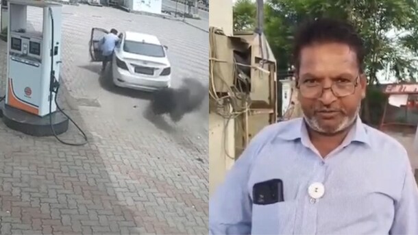 Video: Petrol Pump Staff Clings On To Car As It Speeds Off To Avoid Payment