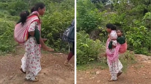 No Road, Andhra School Warden Carries Ill Student On Her Back To Hospital