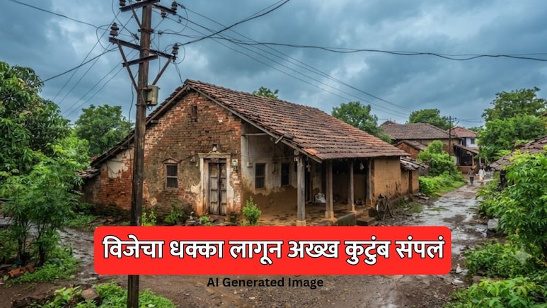 Satara News: विजेचा धक्का लागून अख्ख कुटुंब संपलं, चौघांचा मृत्यू; साताऱ्यातील मन सुन्न करणारी घटना