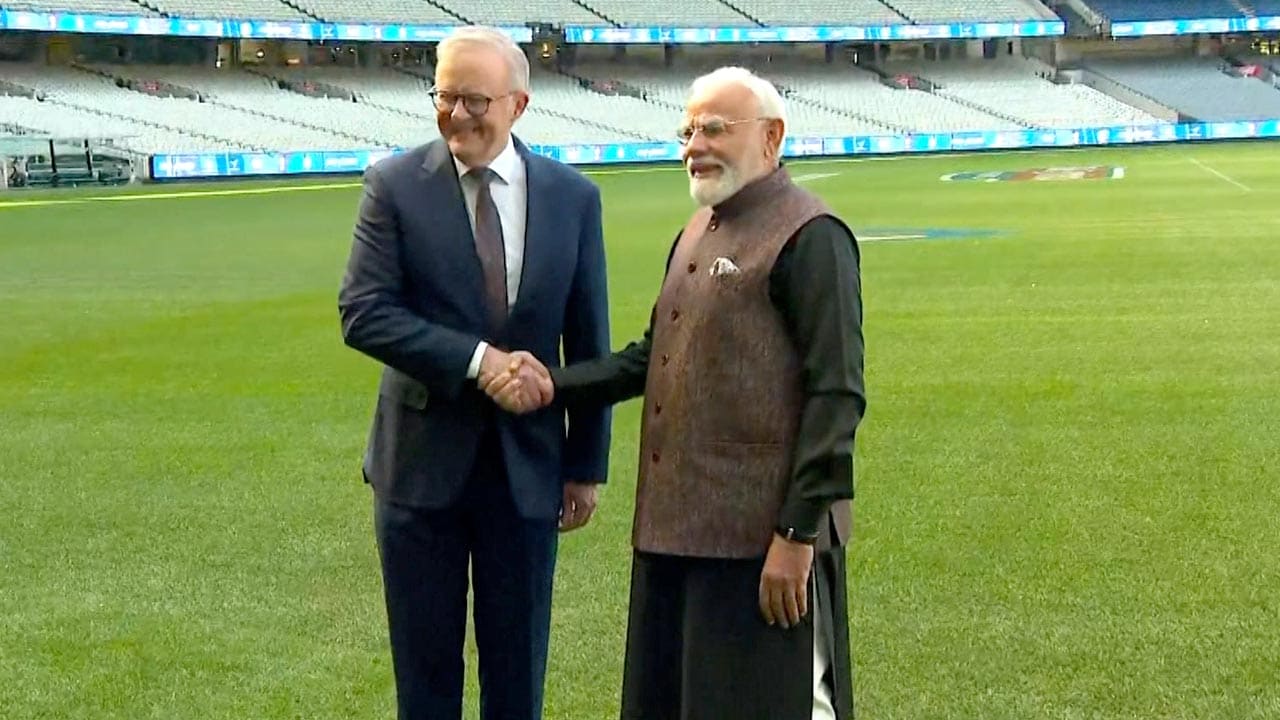 PM Modi, Australian PM Albanese Visit Iconic Melbourne Cricket Ground