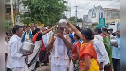 Telangana Farmers Hold 'Frog Ceremony' For Rain Amid Monsoon Deficit