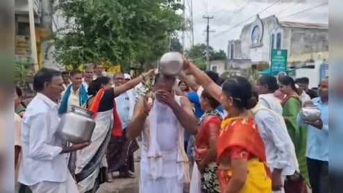 Telangana Farmers Hold 'Frog Ceremony' For Rain Amid Monsoon Deficit