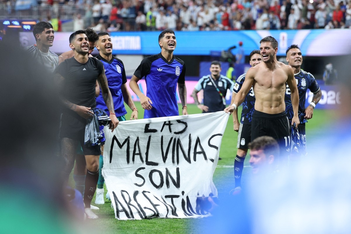 Argentina's Post-Win Celebration Sparks Row. UK Government Demands FIFA Probe