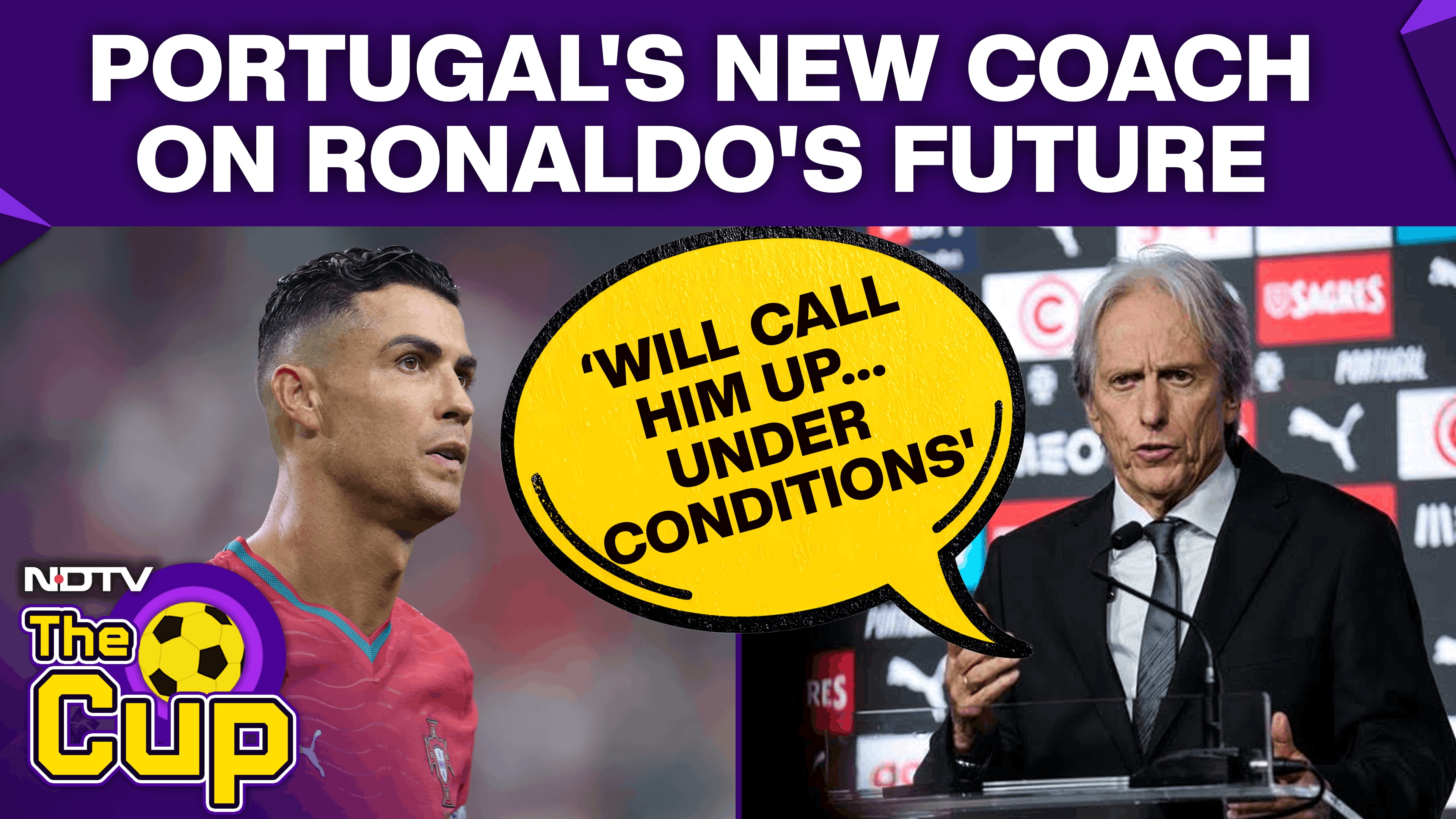 FIFA World Cup Portugal's New Coach Jorge Jesus On Ronaldo's Future With The Team