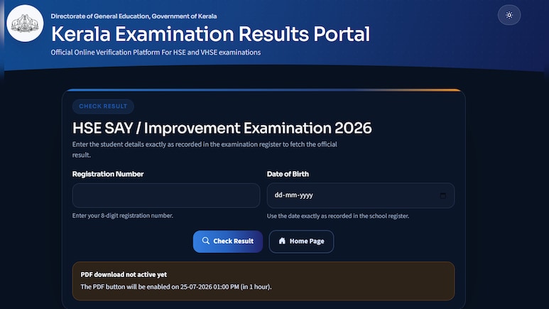 Kerala Plus Two SAY Result 2026 Declared; Check Direct Link And Step To Download Marksheet