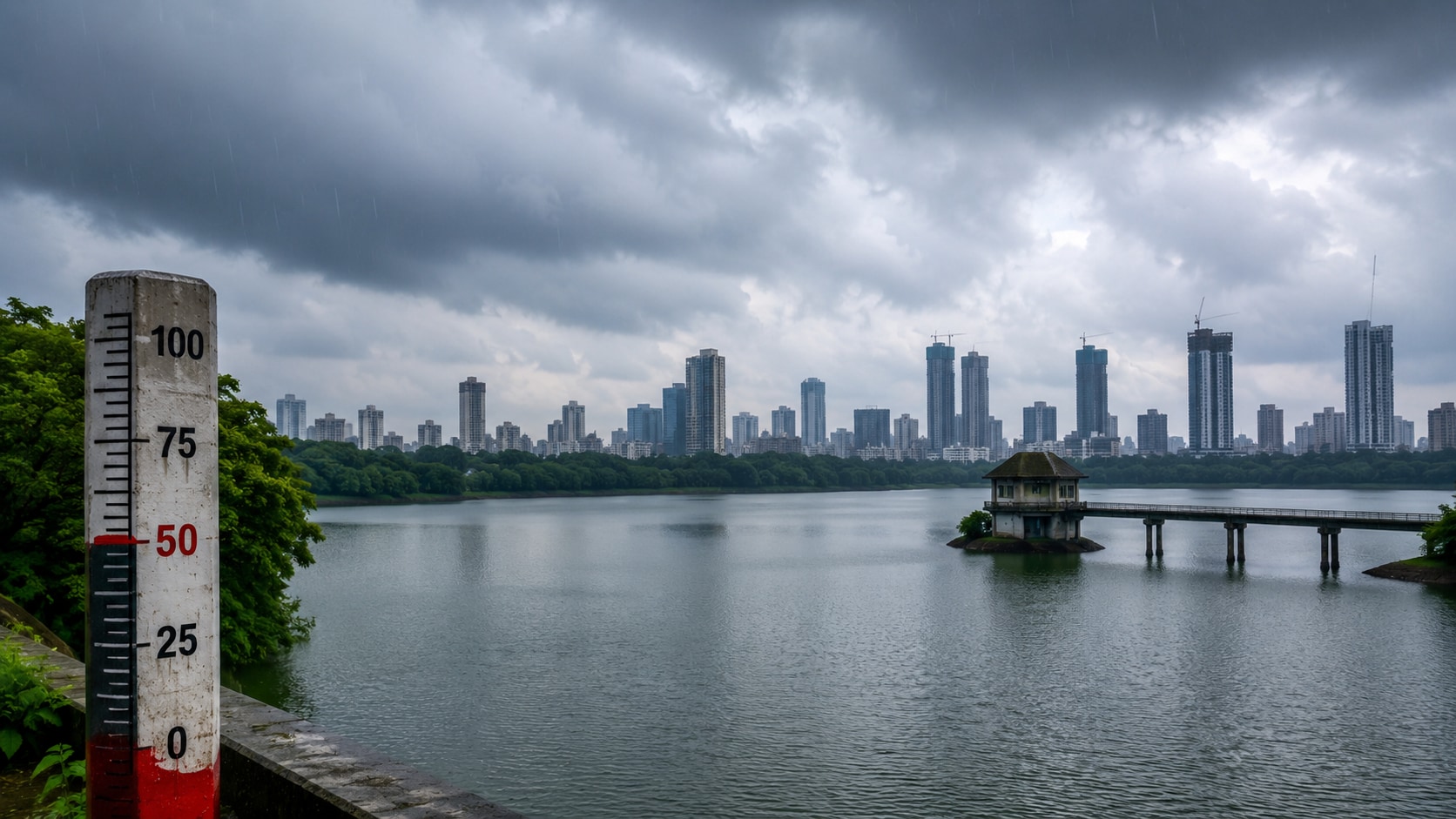 Mumbai Lake Water Levels Still Below 50%; Here's What IMD Says About Rain Till July 17