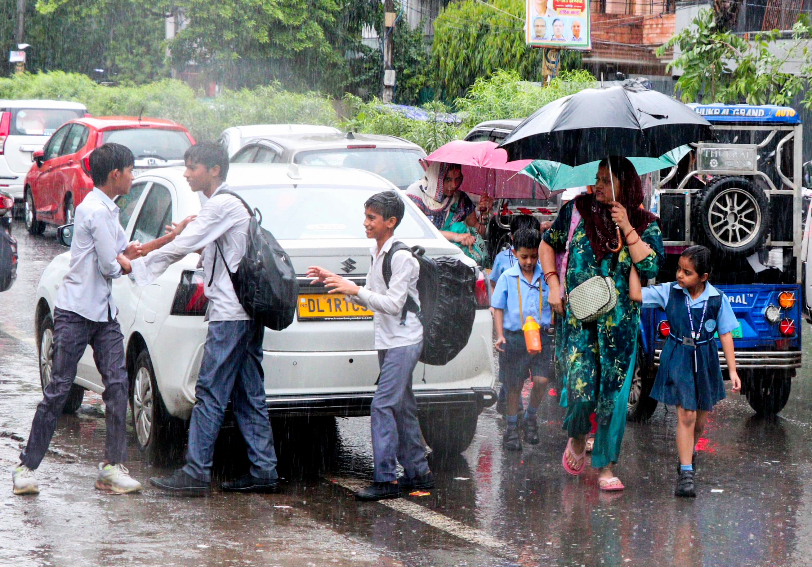 Weather LIVE Updates: Delhi-NCR Receives Heavy Rain, More Showers Predicted Over Next 5 Days