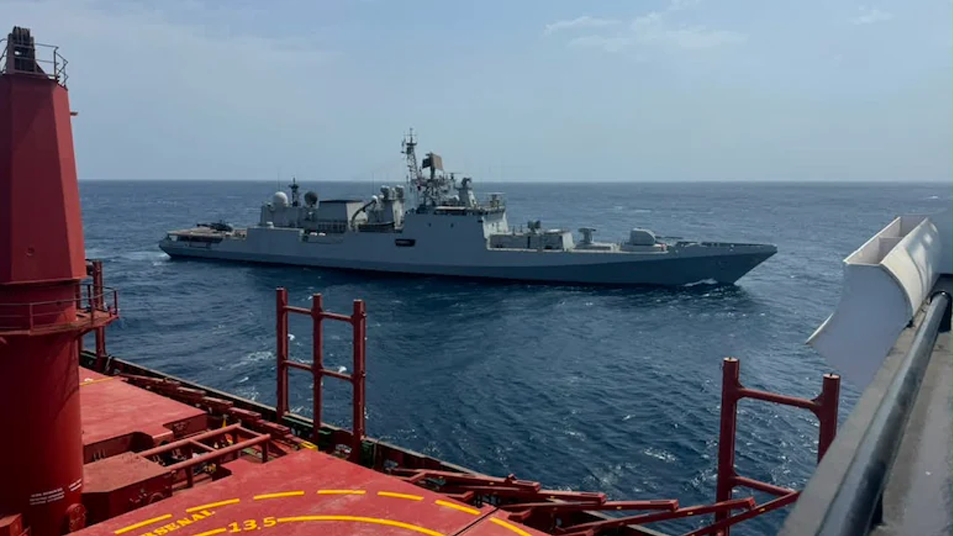 Navy's Show Of Force Deters Piracy Bid Against Ship With Vital Cargo For India