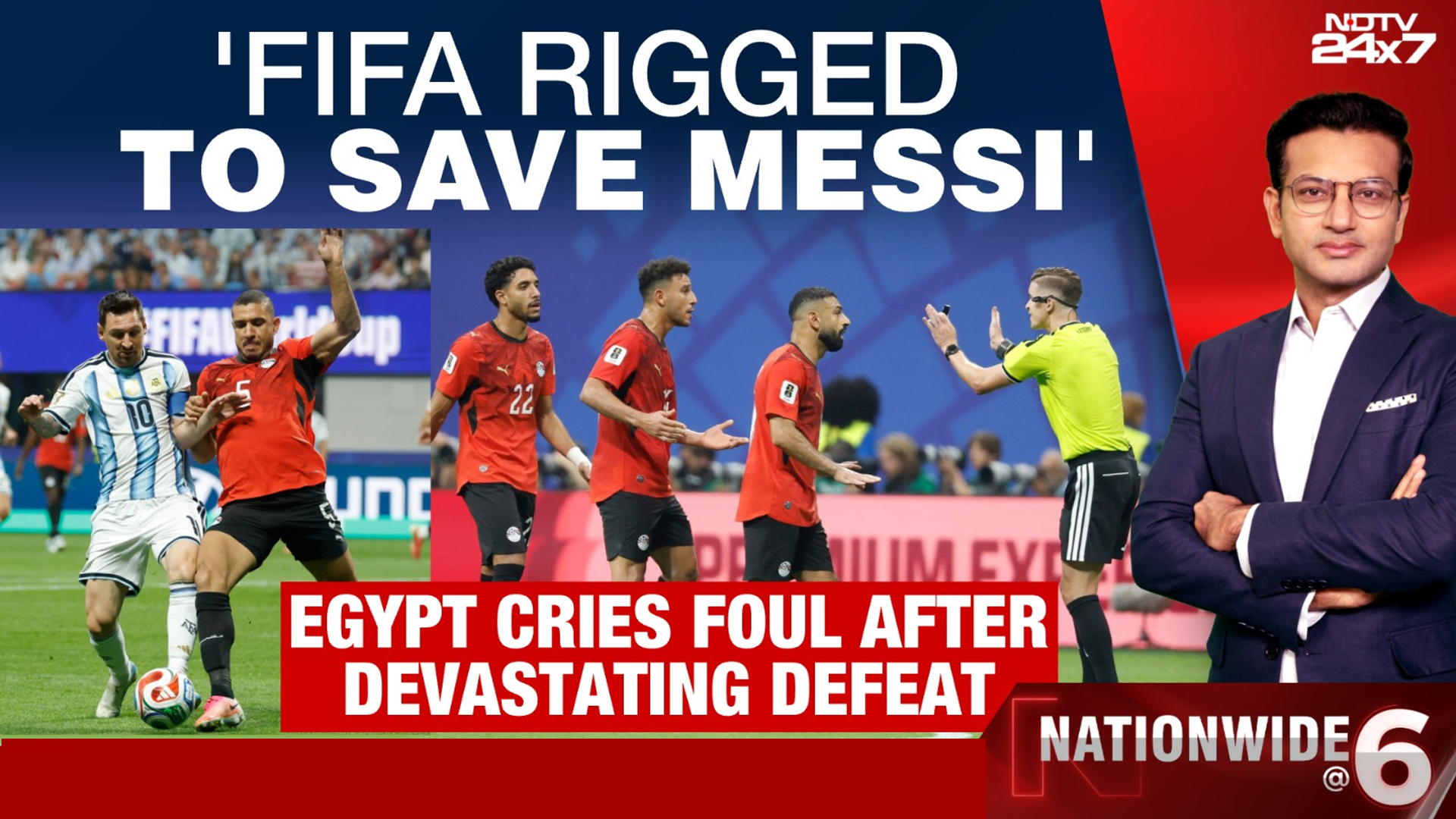 Egypt Cries Foul After Devastating Defeat: 'FIFA Rigged To Save Messi'