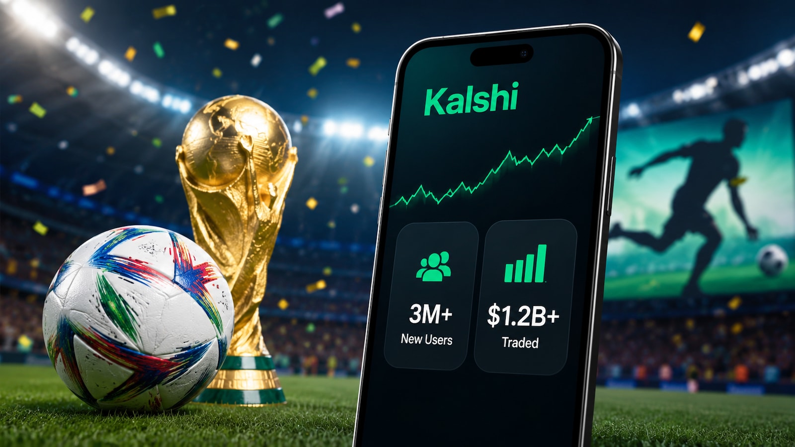 FIFA World Cup 2026 Delivers 3 Million New Users To Kalshi, Fuels Record $1.2 Billion Trading: Report