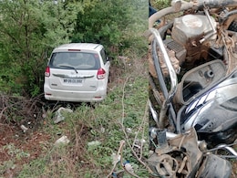 गुना NH-46 पर भीषण हादसा: हंसता-खेलता परिवार एक झटके में खत्म, पति-पत्नी और मासूम बच्चे की मौत