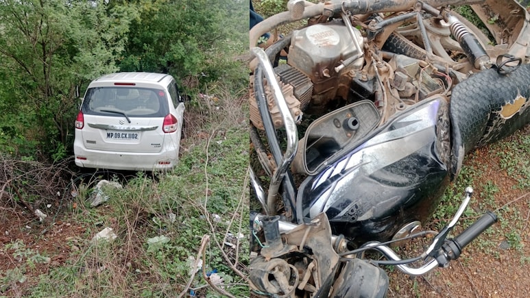 गुना NH-46 पर भीषण हादसा: हंसता-खेलता परिवार एक झटके में खत्म, पति-पत्नी और मासूम बच्चे की मौत