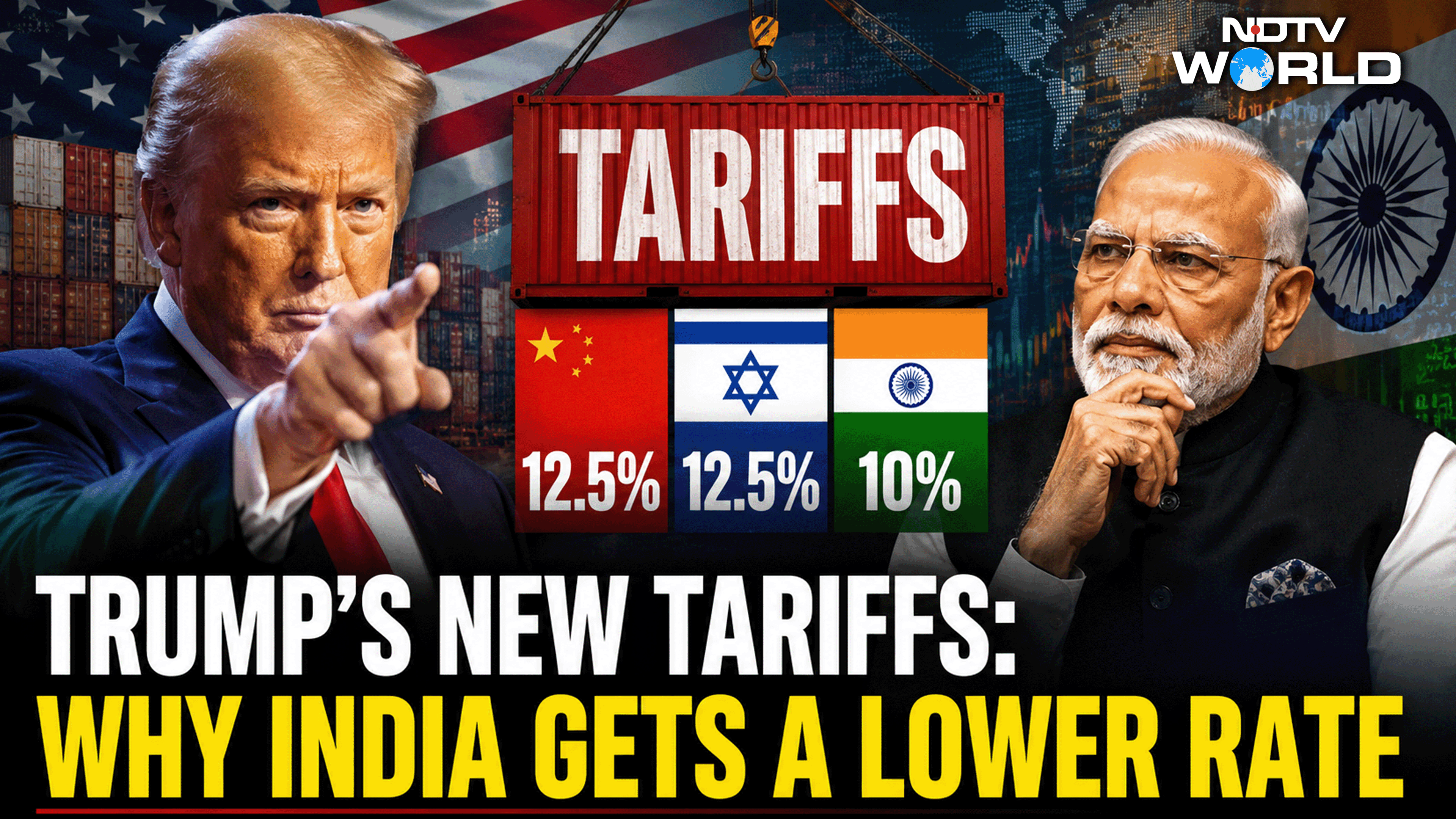Trump New Tariffs | Trump Hits China, Israel With 12.5% New Tariffs. Why He Put India At 10%