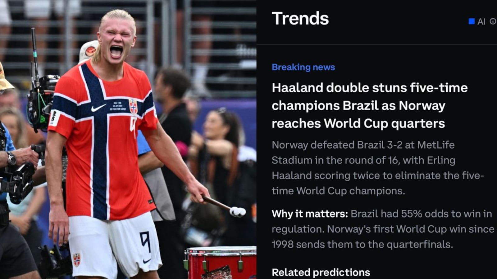 Coinbase AI Hallucinates Norway's World Cup Win Before Match Even Started