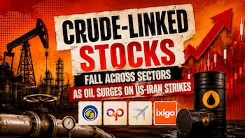 BPCL, Asian Paints, IndiGo, Ixigo: Crude-Linked Stocks Fall Across Sectors As Oil Surges On US-Iran Strikes