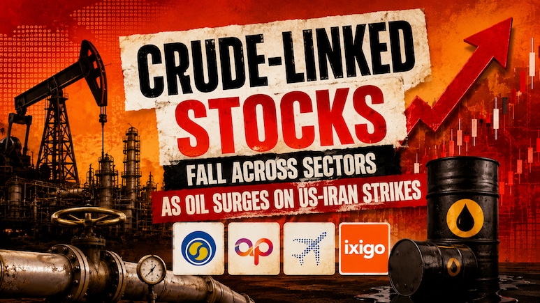 BPCL, Asian Paints, IndiGo, Ixigo: Crude-Linked Stocks Fall Across Sectors As Oil Surges On US-Iran Strikes