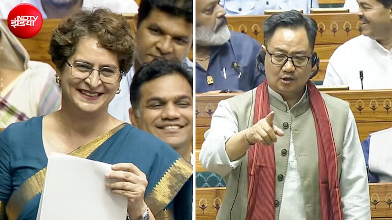 'लग रहा है राहुल गांधी की स्पीच चोरी कर ली', प्रियंका के भाषण पर ऐसा क्यों बोले किरेन रिजिजू?