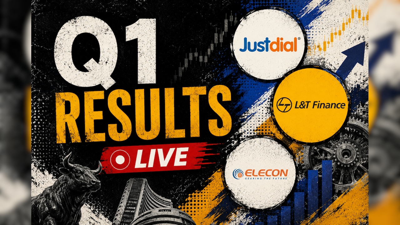 Q1 Results Live Updates: Elecon Engineering Profit Falls 60%; L&T Finance, Justdial In Focus