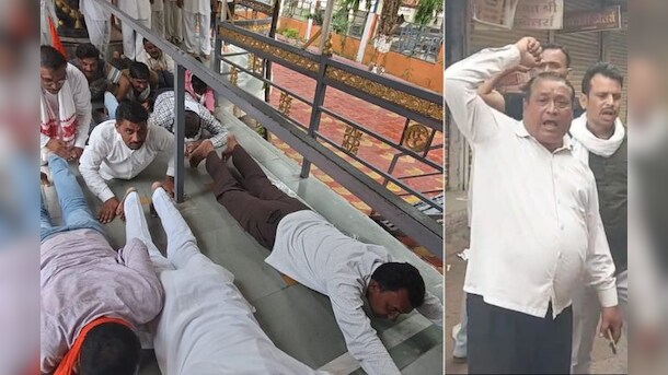 दंडवत प्रणाम, सद्बुद्धि यज्ञ, प्रशासन की आरती और कलेक्ट्रेट का घेराव, फिर भी अन्नदाताओं की नहीं सुन रही सरकार