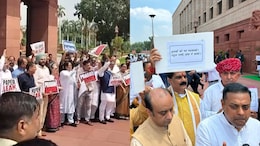 Centre vs Opposition Protest Showdown Outside Parliament Amid Stormy Session