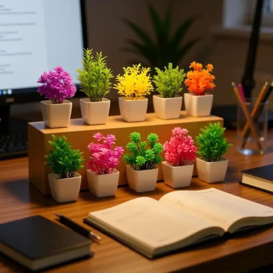 Click here to buy: Synthetic Decorative Plant Artificial Potted Indoor Plants