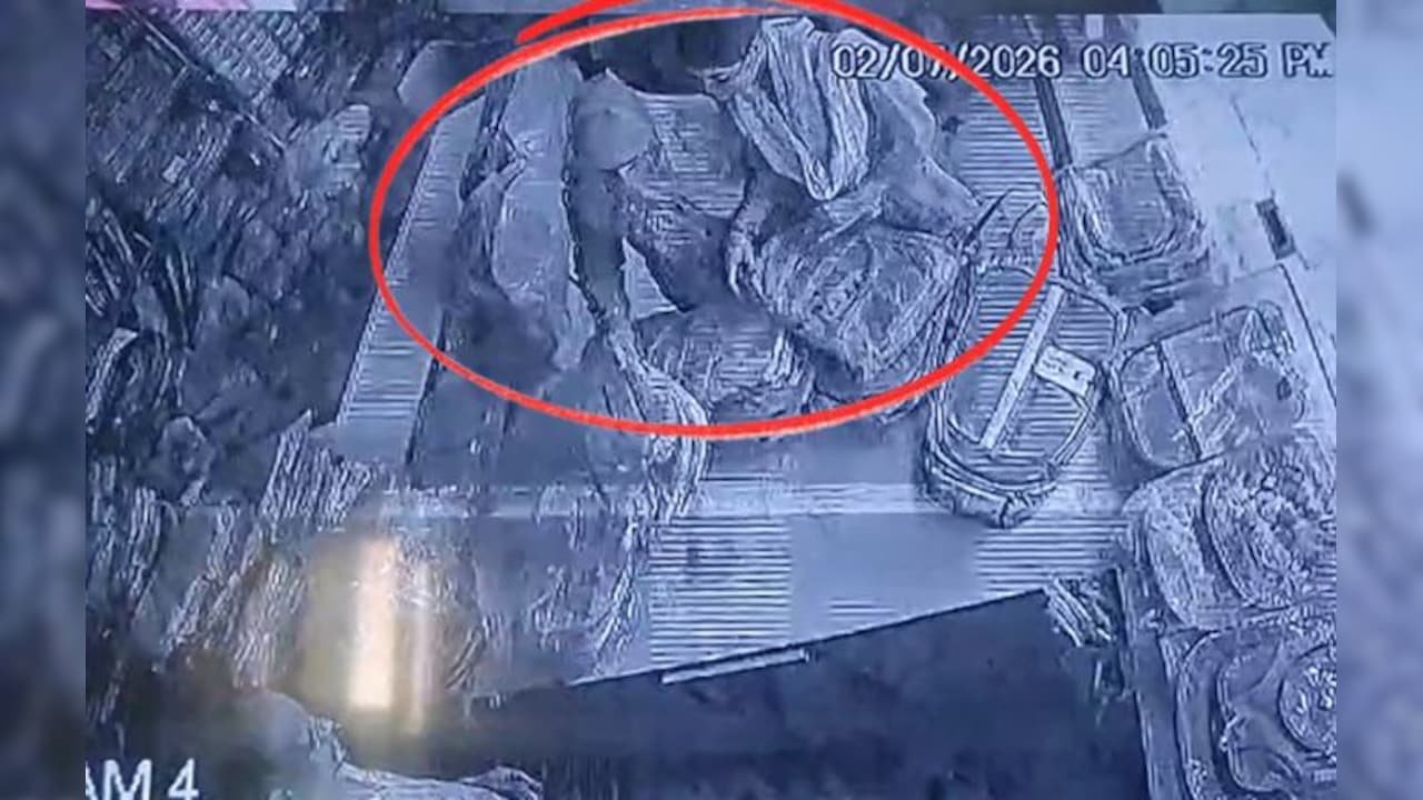 VIDEO: बुर्का पहनकर आईं दो महिला चोर, दुकानदार की आंखों के सामने बैग चुराकर हुईं फरार