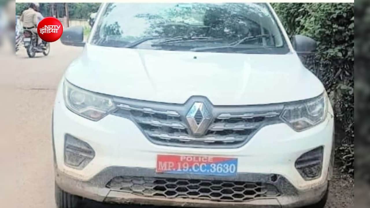 पुलिस चौकी प्रभारी की गाड़ी का कट गया ₹3500 का चालान, बिना बीमा के दौड़ा रहे थे कार, नंबर प्लेट भी गलत