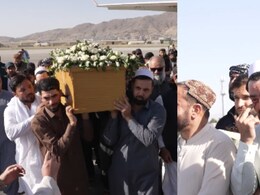 Rashid Khan, Mohammad Nabi In Tears At Afghanistan Pacer Shapoor Zadran's Funeral