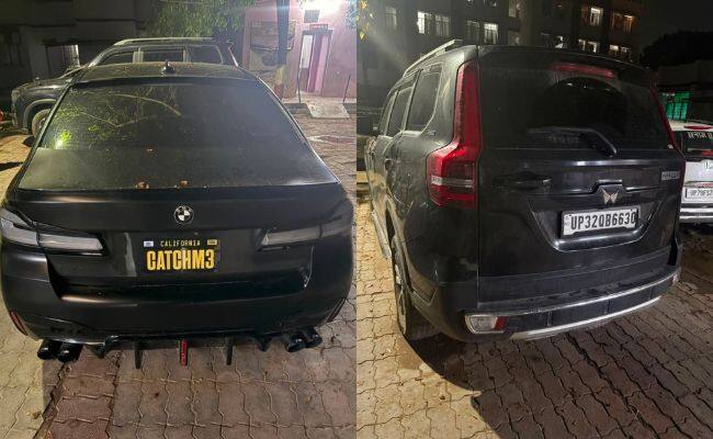 Tinted Glass, 'CATCHM3' Number Plate: 26 Lakhs Found Inside BMW In Lucknow