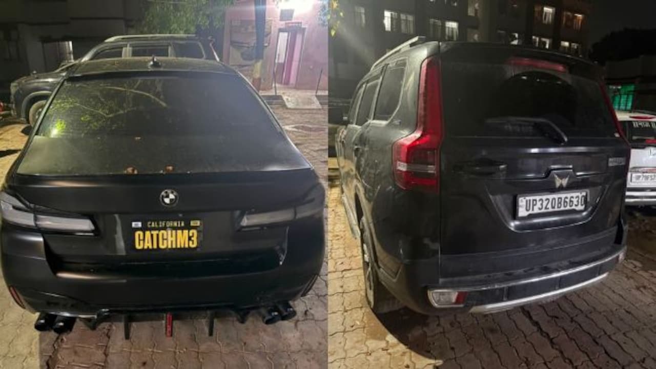 Tinted Glass, 'CATCHM3' Number Plate: 26 Lakhs Found Inside BMW In Lucknow