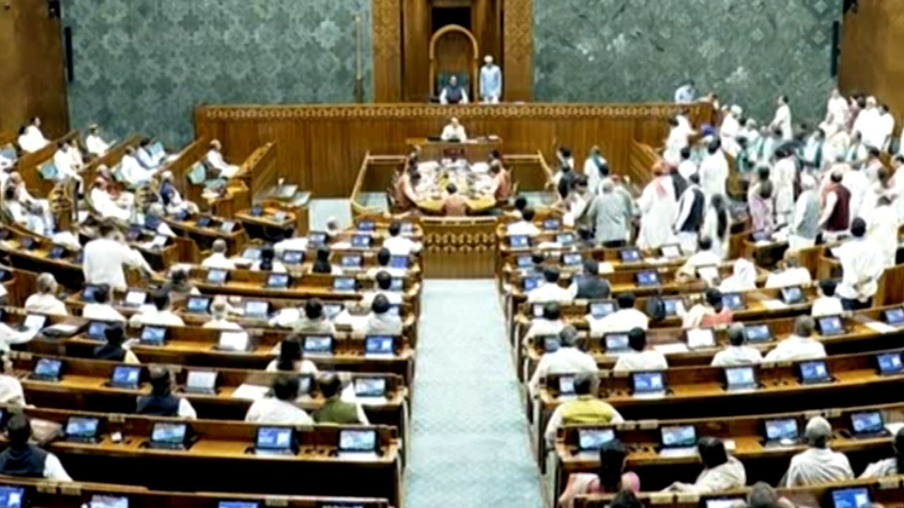 Opposition Protests Disrupt Day 1 Of Parliament Monsoon Session