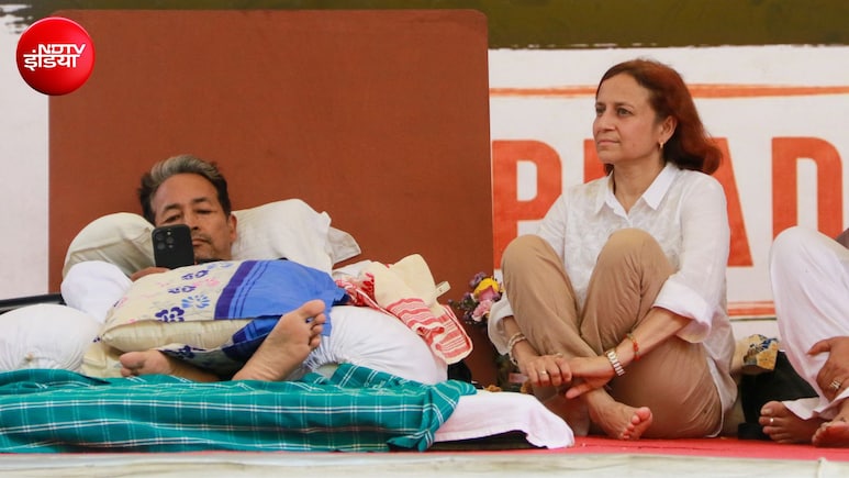 सोनम वांगचुक की पत्नी बोलीं- कल वह बिल्कुल ठीक थे, मेरी सहमति के बिना कोई इलाज नहीं होना चाहिए