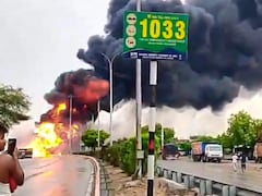 Caught On Camera: LPG Tanker Explodes At Toll Booth In Uttar Pradesh, Four People Killed