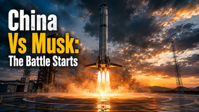 China Breaks Musk's Monopoly: Long March 10B Nails Debut Launch And Landing | Watch
