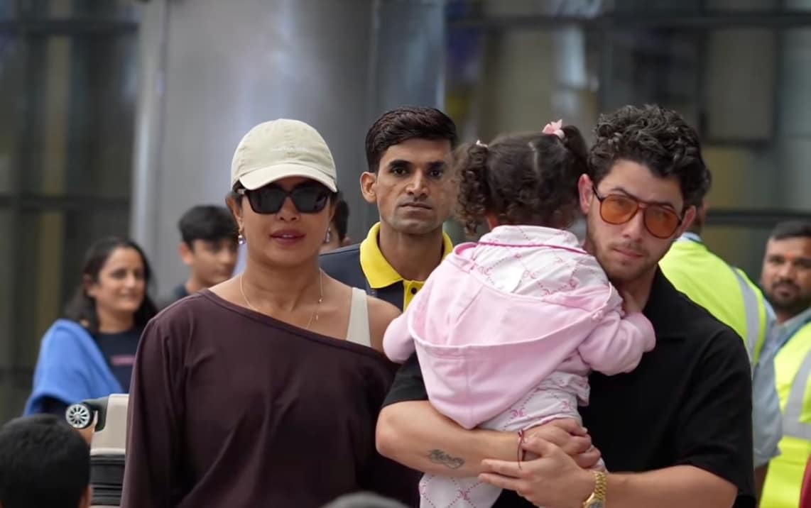 Priyanka Chopra visits Hyderabad with Nick Jonas and daughter Malti for ‘Varanasi’