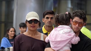 Priyanka Chopra Lands In Hyderabad With Husband Nick Jonas And Daughter Malti Marie