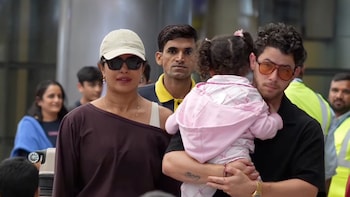 Varanasi Shoot Resumes? Priyanka Chopra Arrives In Hyderabad With Nick Jonas, Malti; Fans Speculate