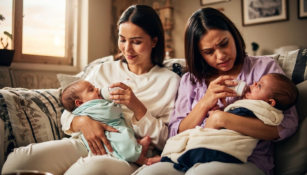 Learn common causes of baby bottle-feeding discomfort and practical ways to make feeding more comfortable. Learn common causes of baby bottle-feeding discomfort and practical ways to make feeding more comfortable.