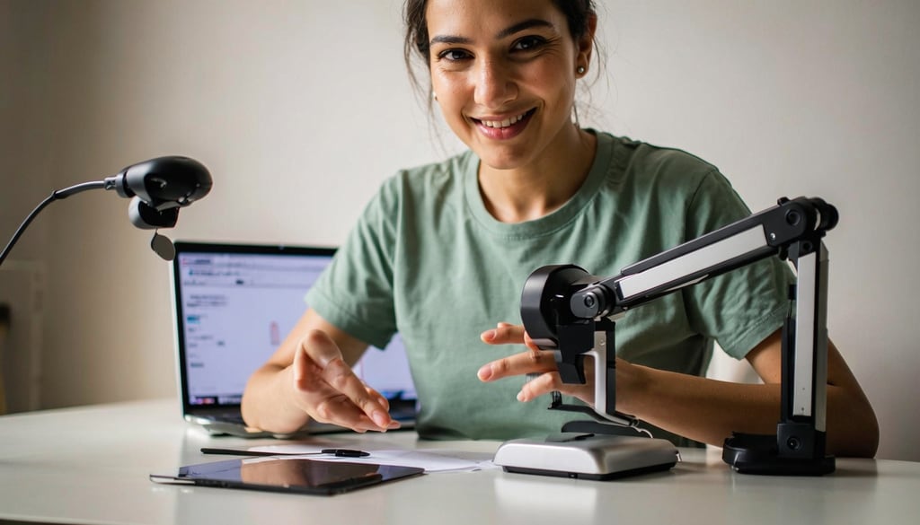 Affordable budget webcams and document cameras perfect for tutors and high-quality online teaching setup. Affordable budget webcams and document cameras perfect for tutors and high-quality online teaching setup.
